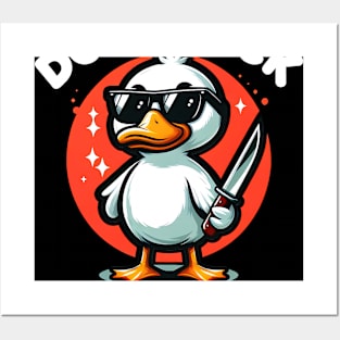 Dont Duck with me | T shirt Design Posters and Art